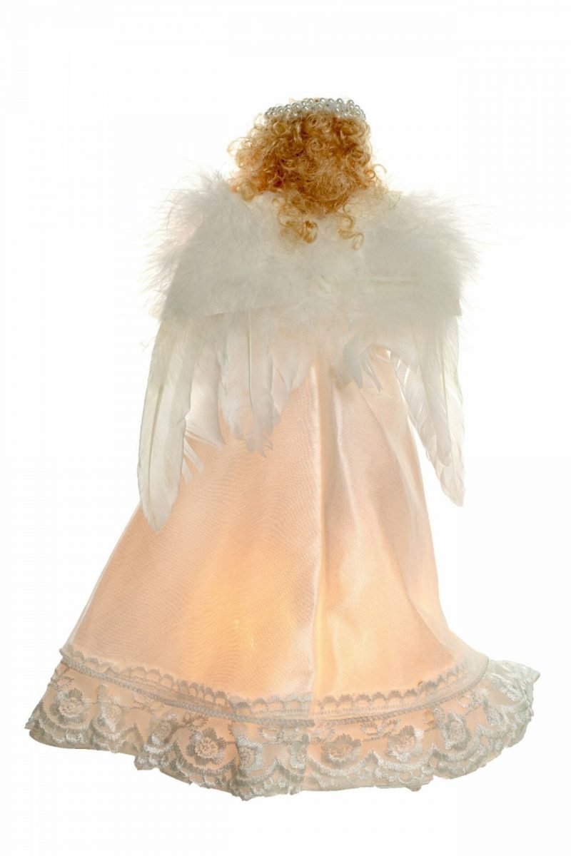 Ivory Small 10-Light Angel Tree topper - Image 3
