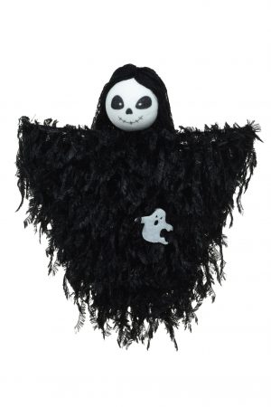 Black Hanging Fuzzy Ghost