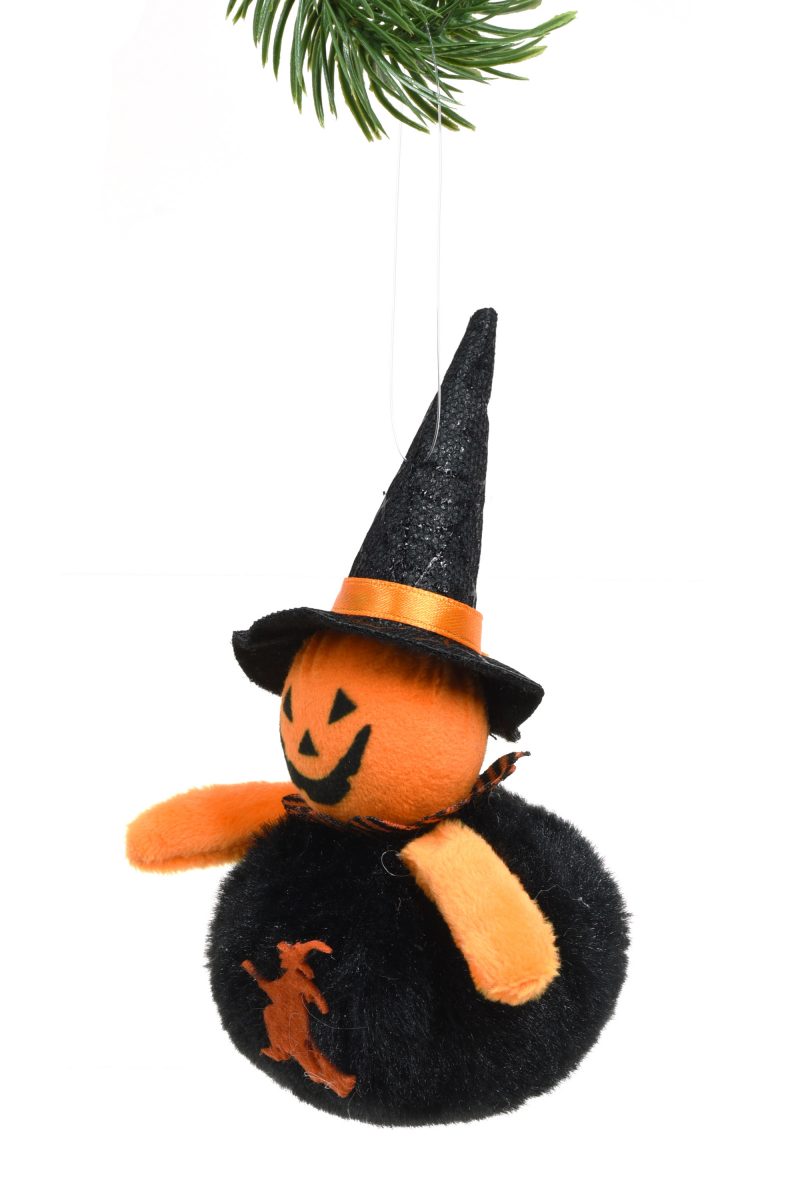 Black Round Happy Jack O'Lantern - Image 2
