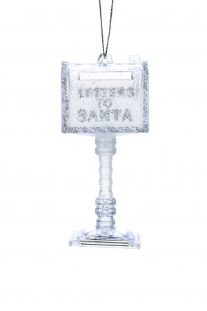 Clear Post Box Ornament