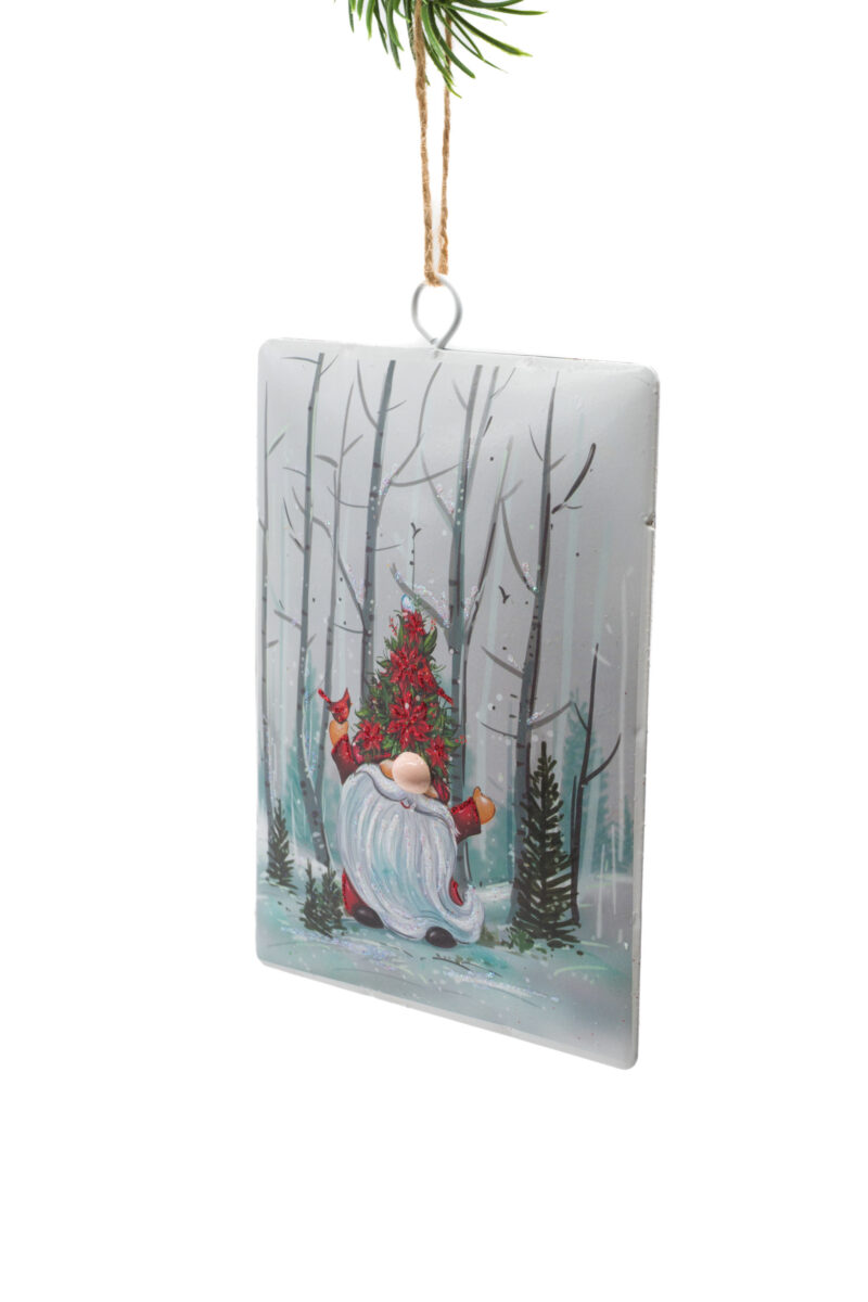 White Iron Hanging Canvas Ornament of Gnomish Masterpiece - Image 2