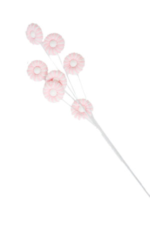 Pink and White Tree Pick with Adjustable Wiring