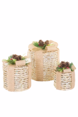 Brown Gift Box LED Accents
