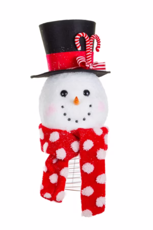 White Snowman Ornament
