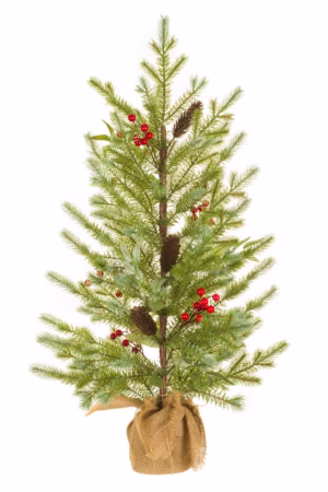 Green Balsam Fir Table Top Tree