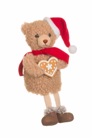 Sitting Brown Cozy Bear Doll