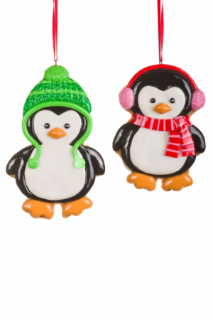 Black Penguins Ornament