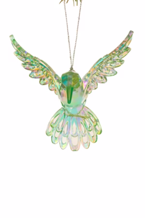 Iridescent Hummingbird Ornament