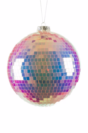 Rainbow Disco Bulb Ornament