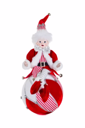 Sitting Red Elf
