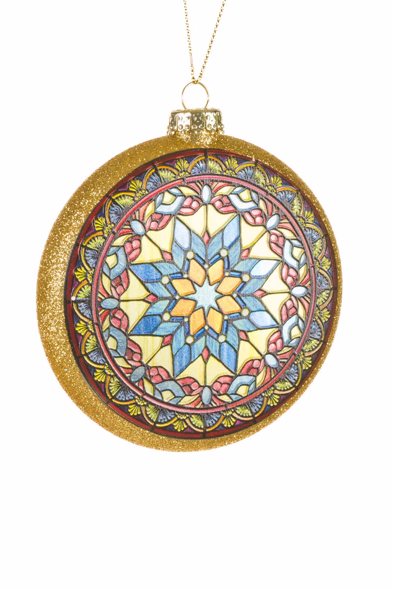 Gold Medallion Ornament - Image 2