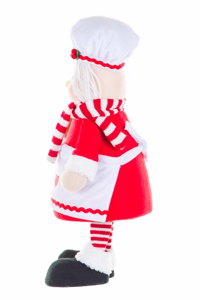 Bobbling Red Baking Mrs. Claus - Image 3