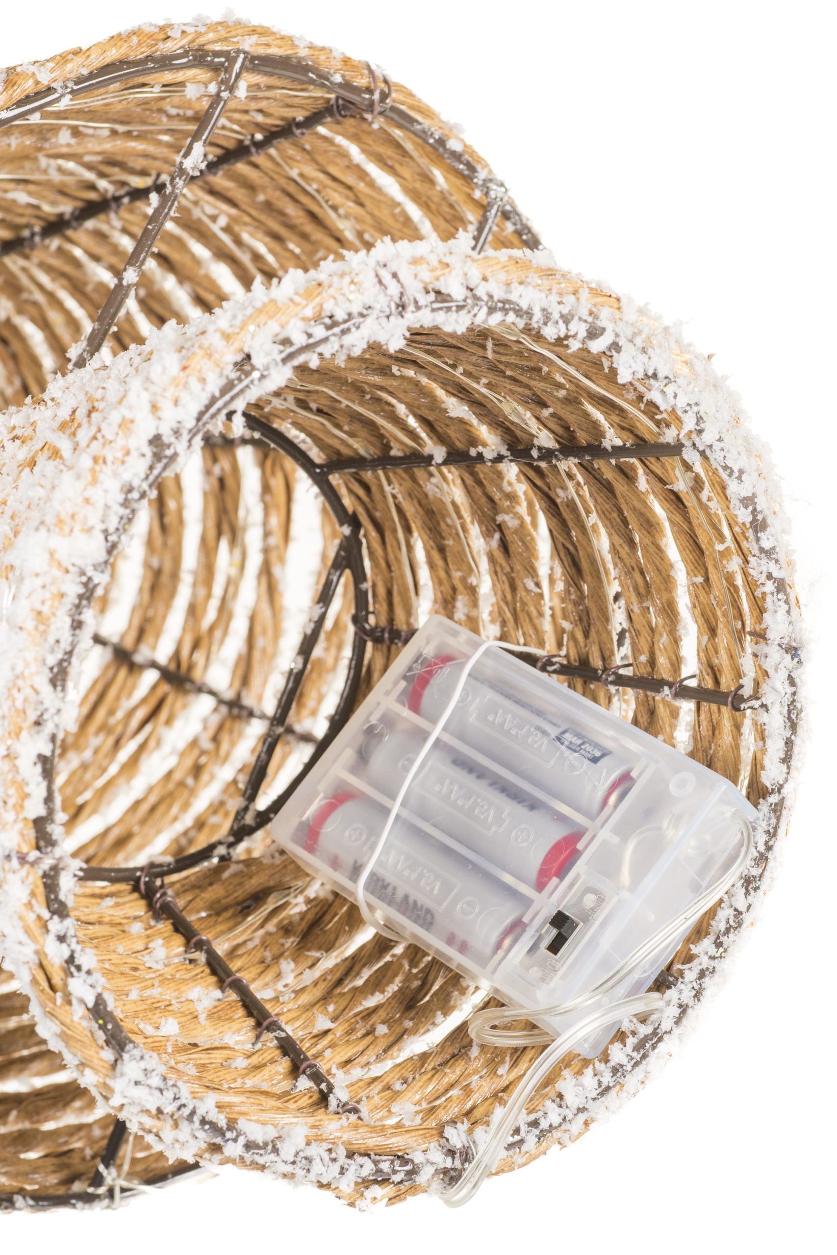 Brown Tiered LED Tree Accent With Star Topper - Image 4