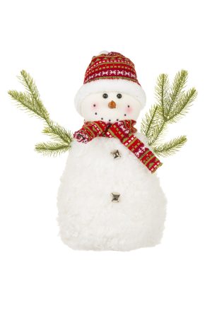 White Snowman With Bells
