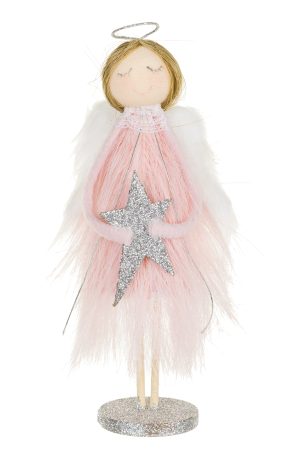 Pink Angel Girl With Star
