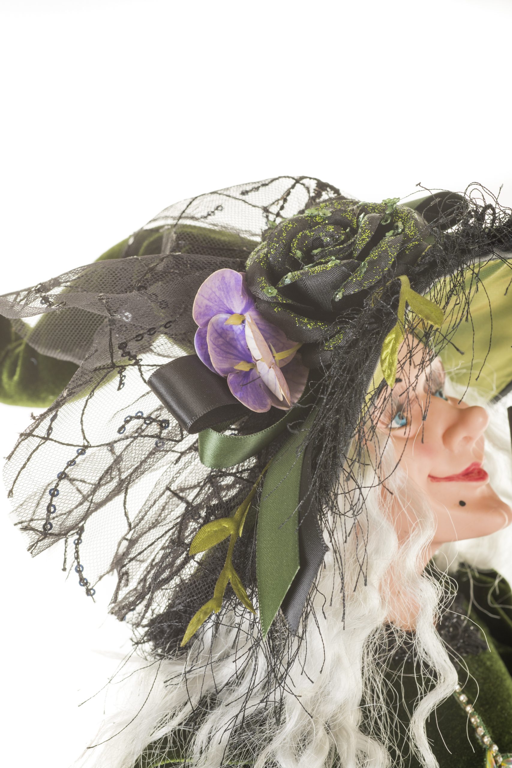 Green Witch With Broom - Image 7