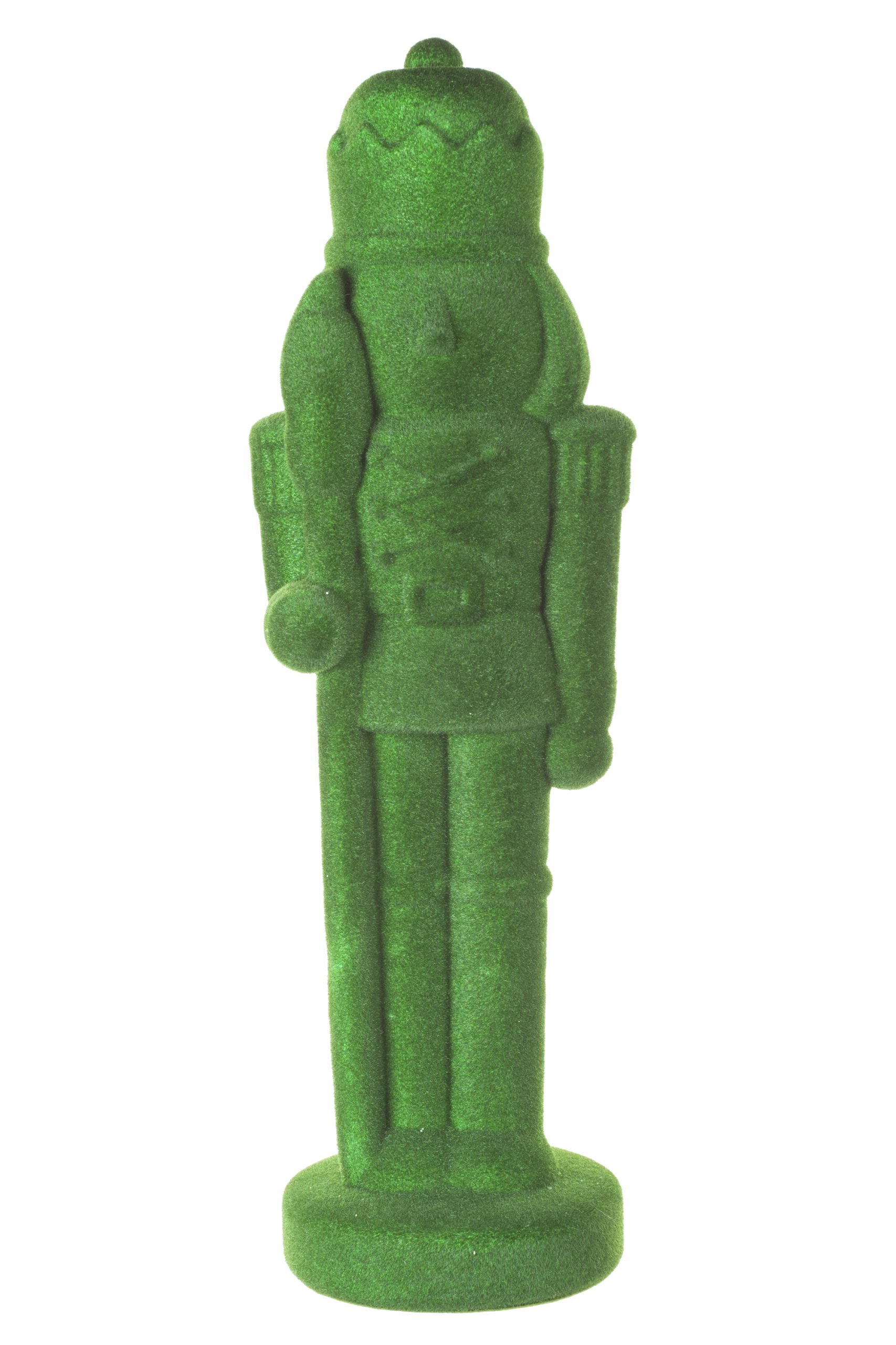 Large Forest Green Nutcracker Faux Topiary