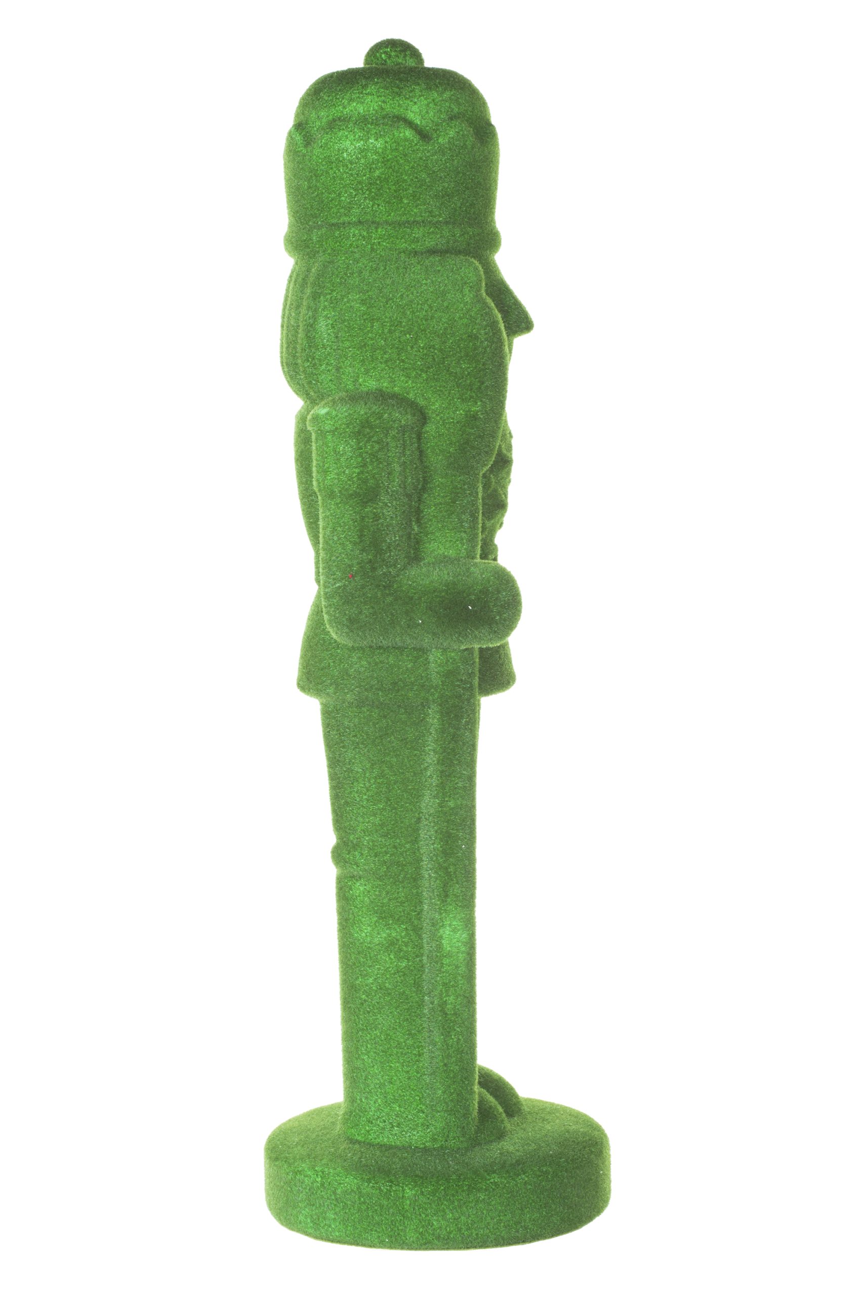 Large Forest Green Nutcracker Faux Topiary - Image 5