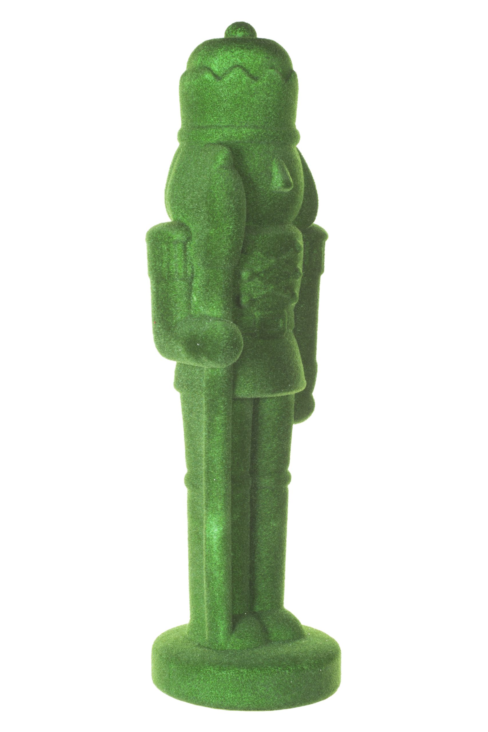 Large Forest Green Nutcracker Faux Topiary - Image 6