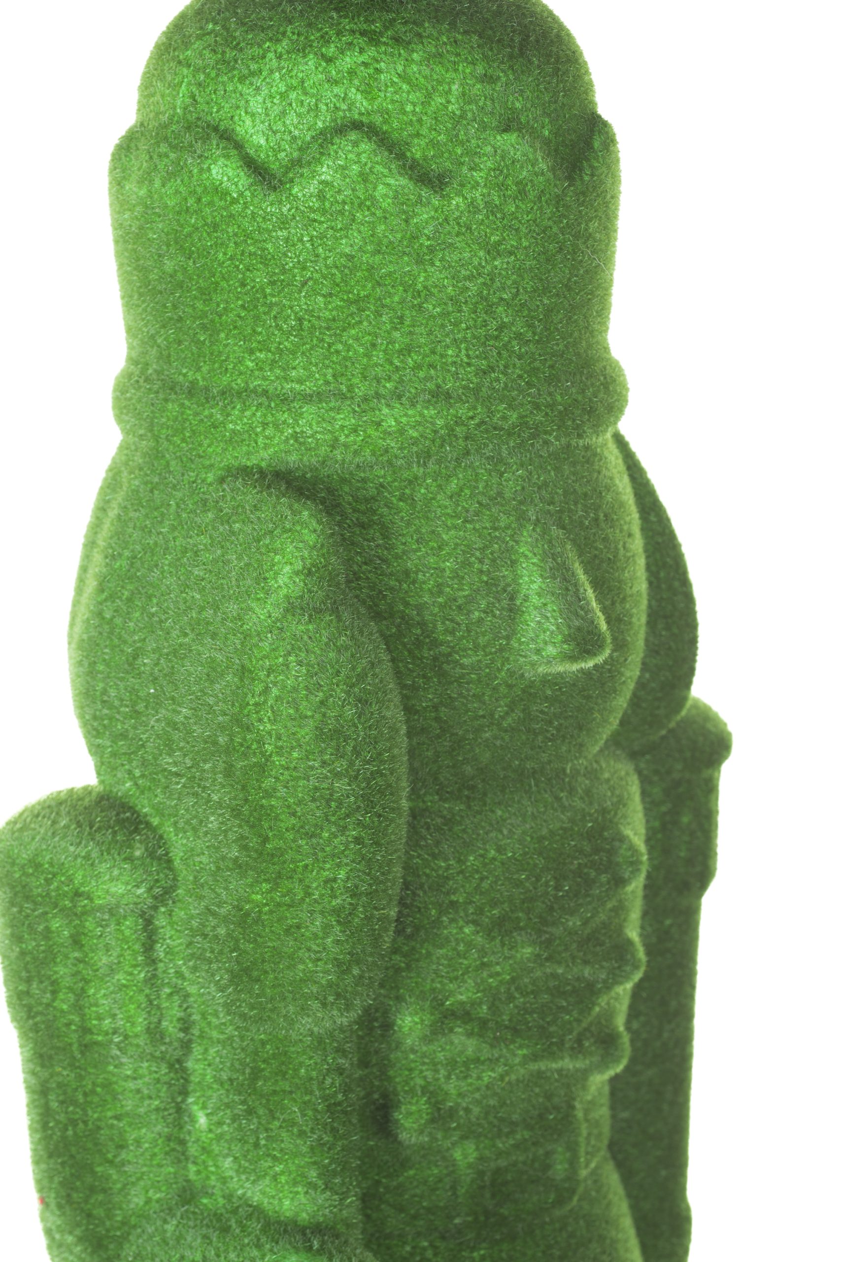 Large Forest Green Nutcracker Faux Topiary - Image 7