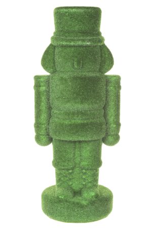 Small Forest Green Nutcracker Faux Topiary
