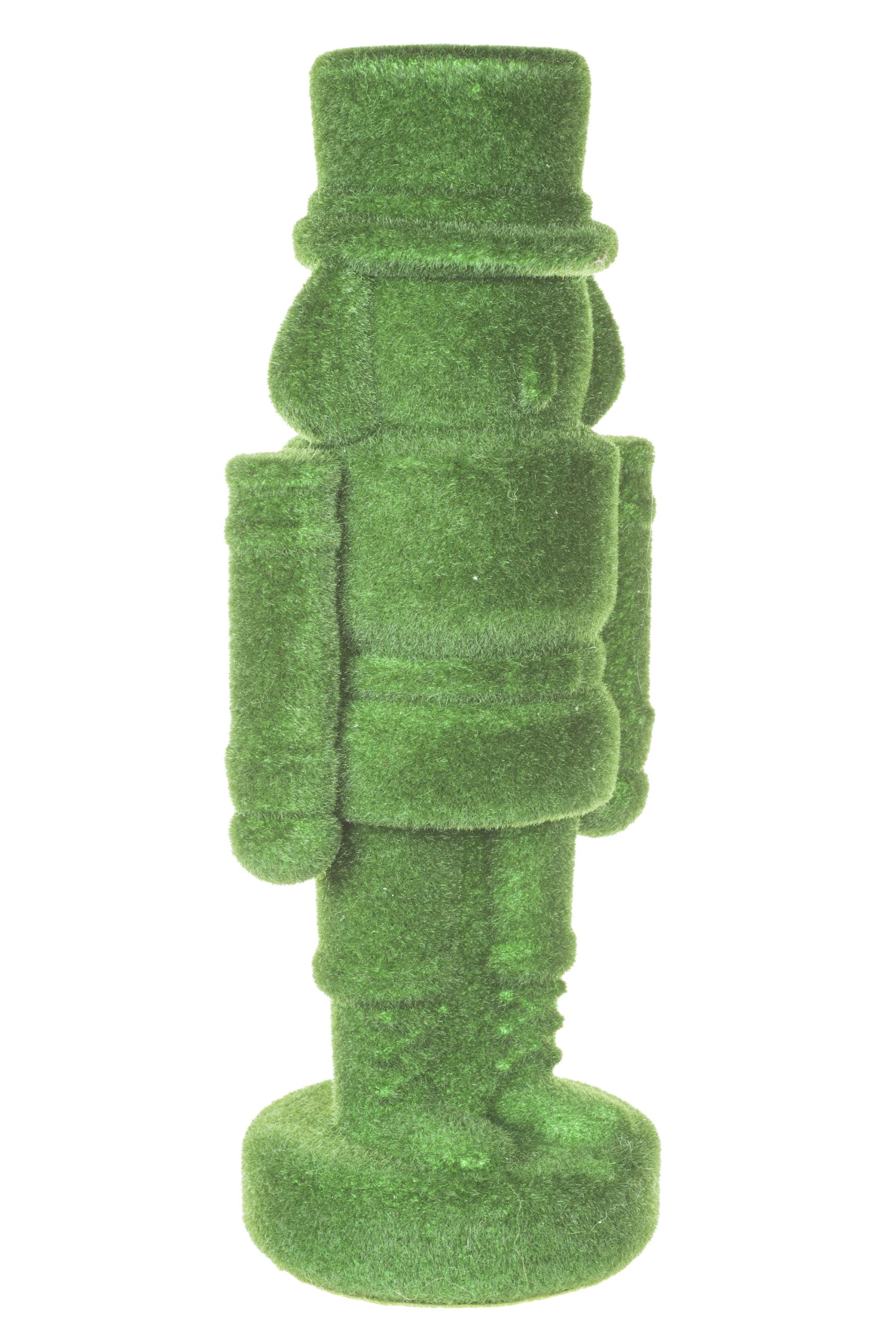 Small Forest Green Nutcracker Faux Topiary - Image 5