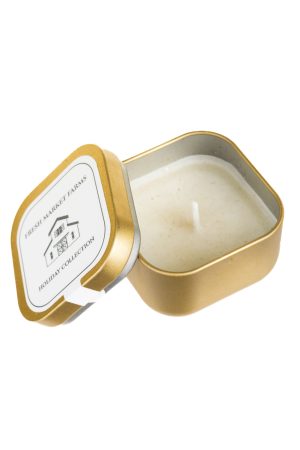 Gold Cranberry Pomegranate Travel Candle