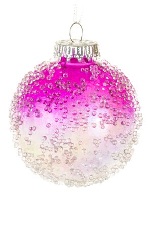 Magenta Ball Ornament