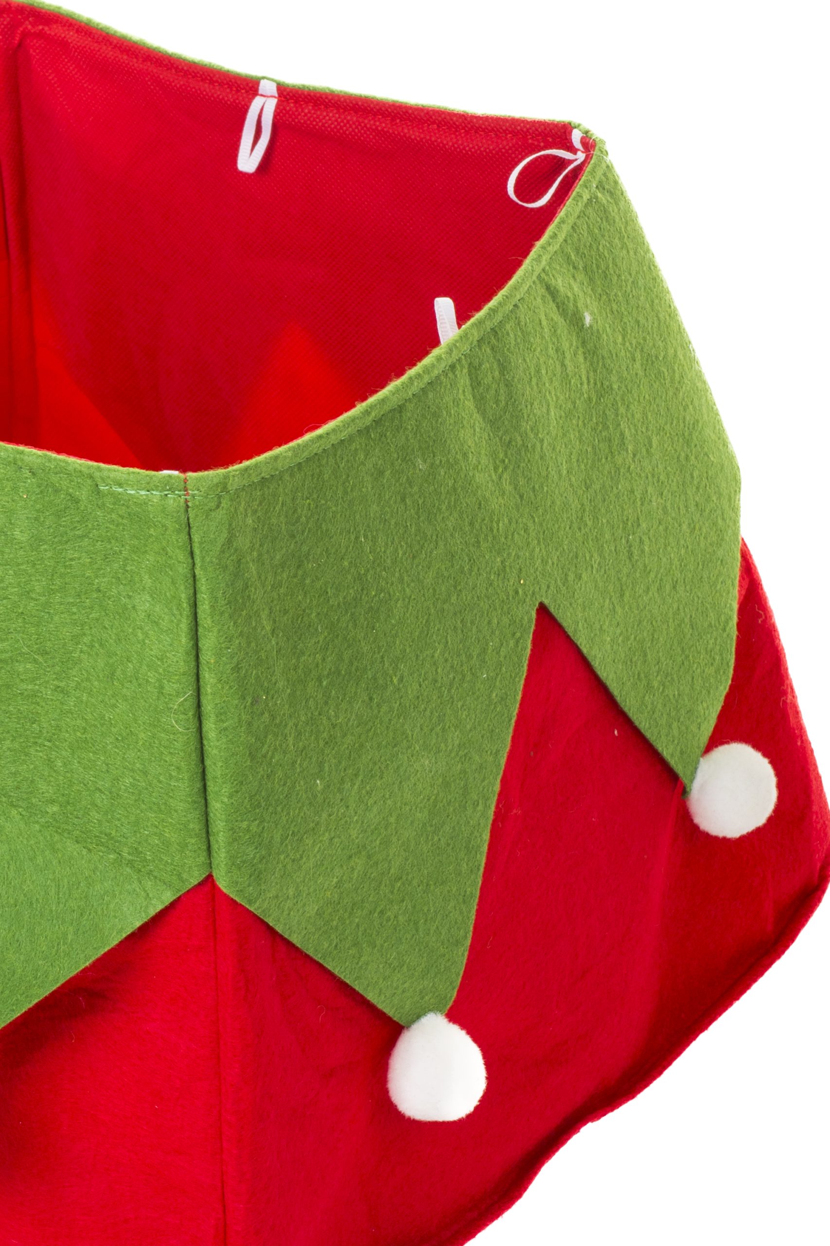 Red Elf Tree Skirt - Image 3