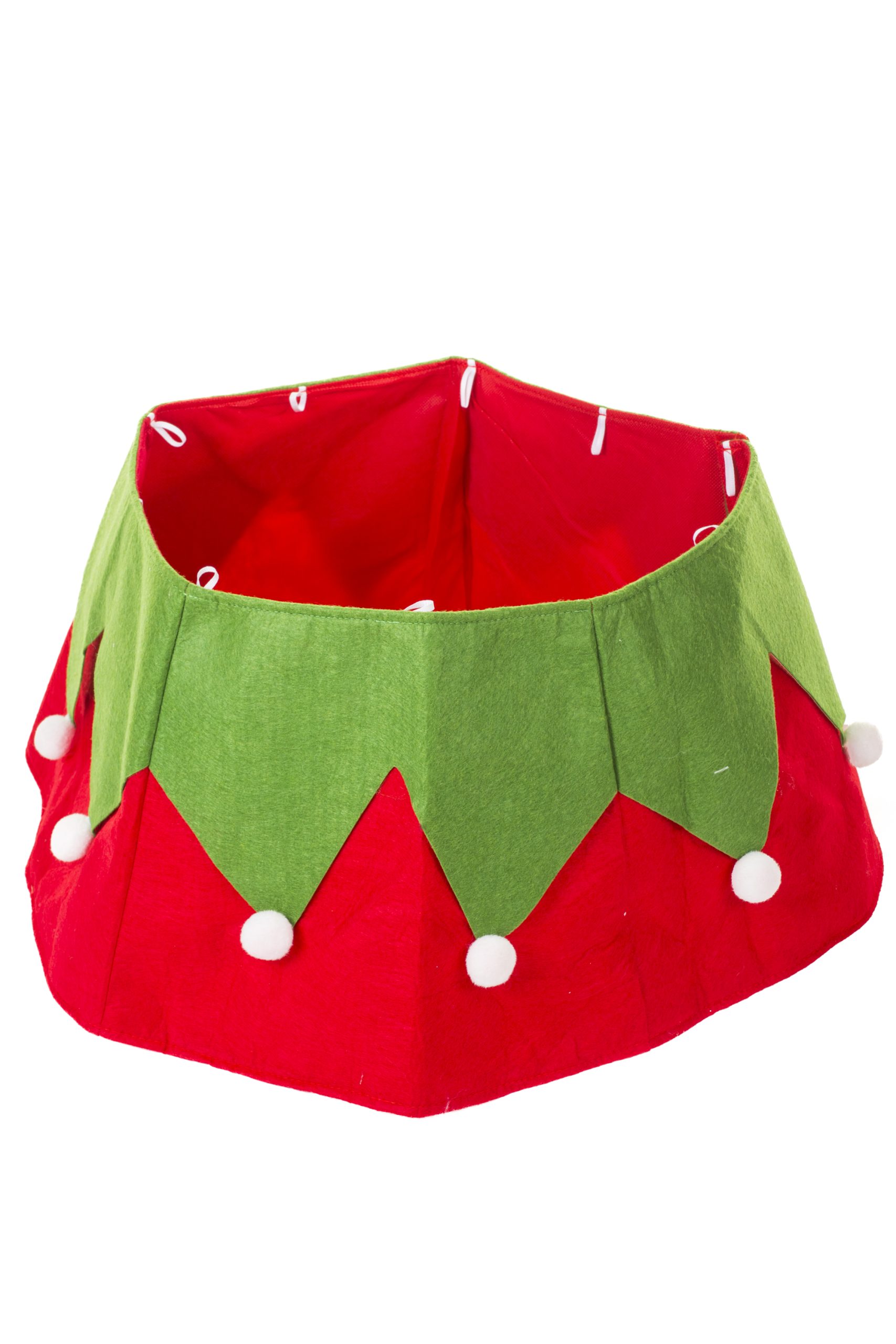 Red Elf Tree Skirt - Image 4