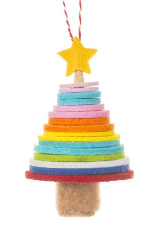 Rainbow Tree Ornament