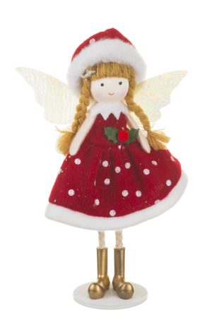 Red Fairy With Plastic Base