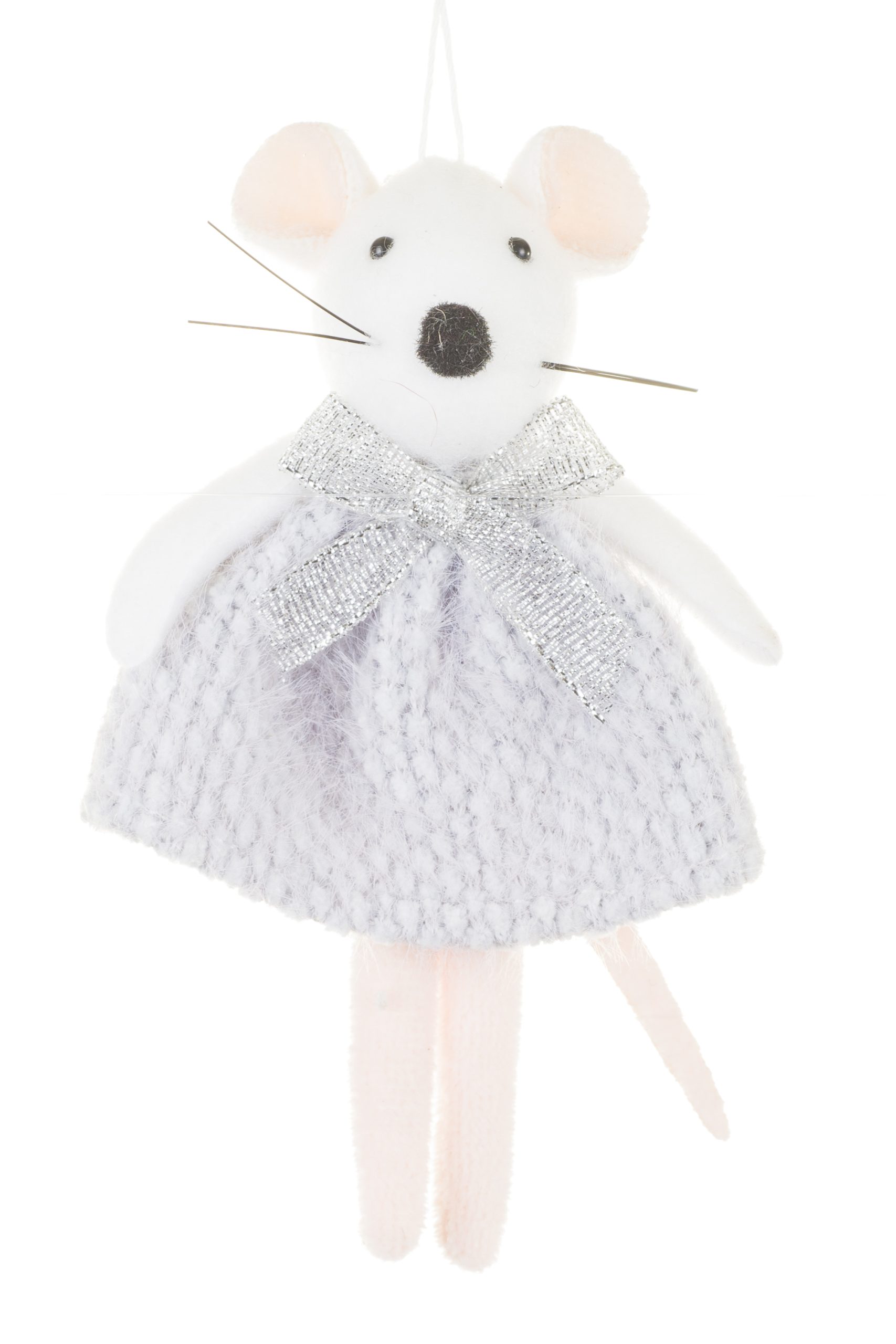 White Mouse Ornament