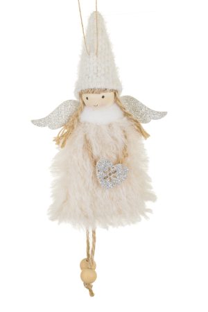 Cream Angel Ornament