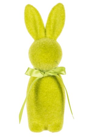 Lime Rabbit With Bowtie Ribbon