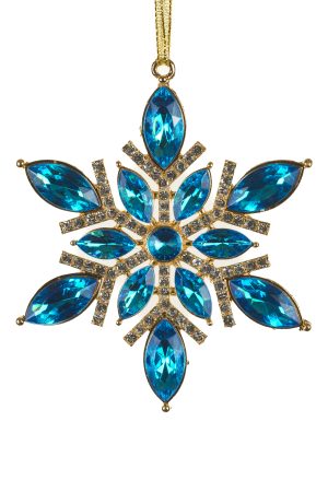 Blue Snowflake Ornament