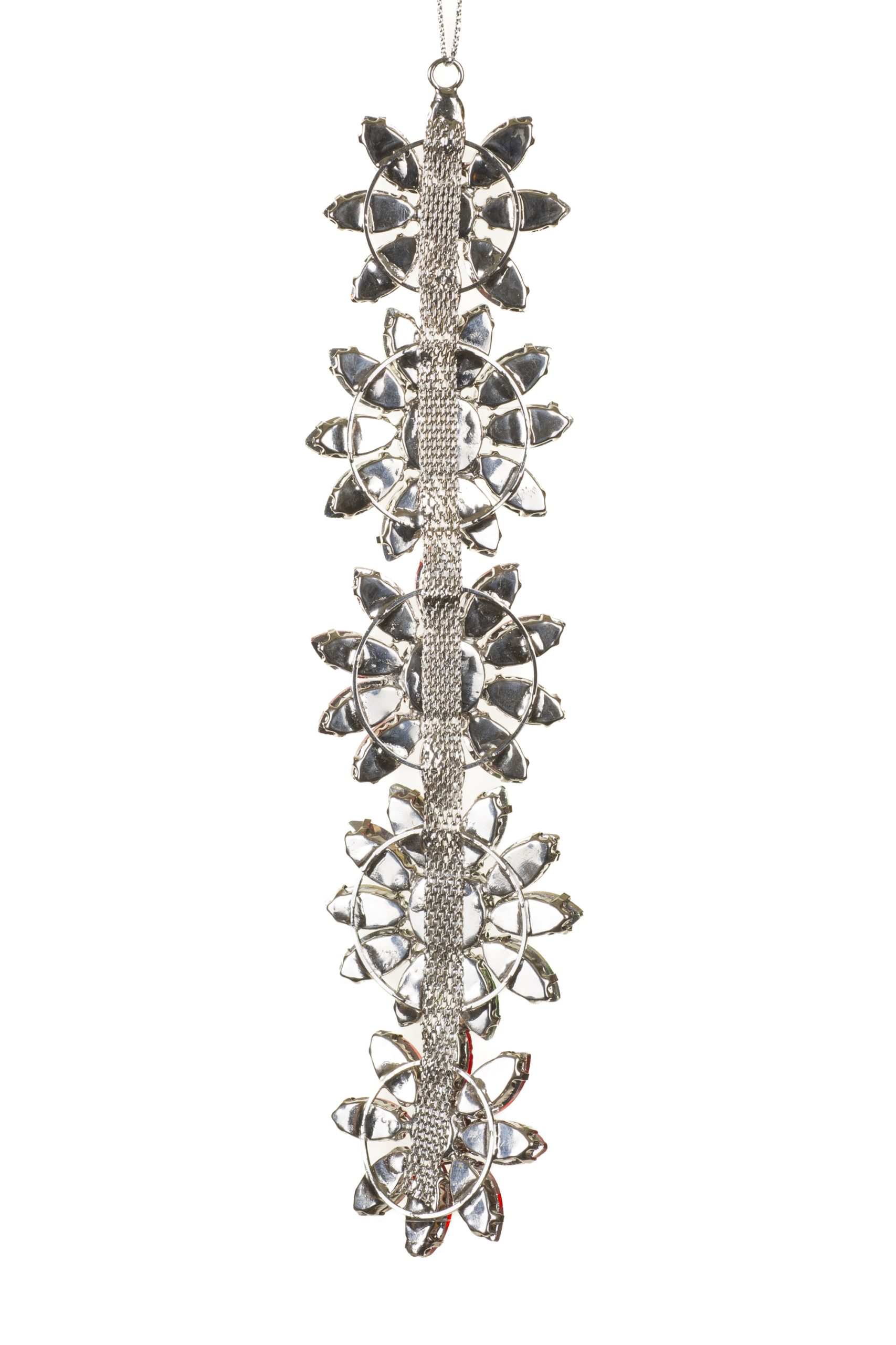 Red Flower Chain Ornament - Image 2