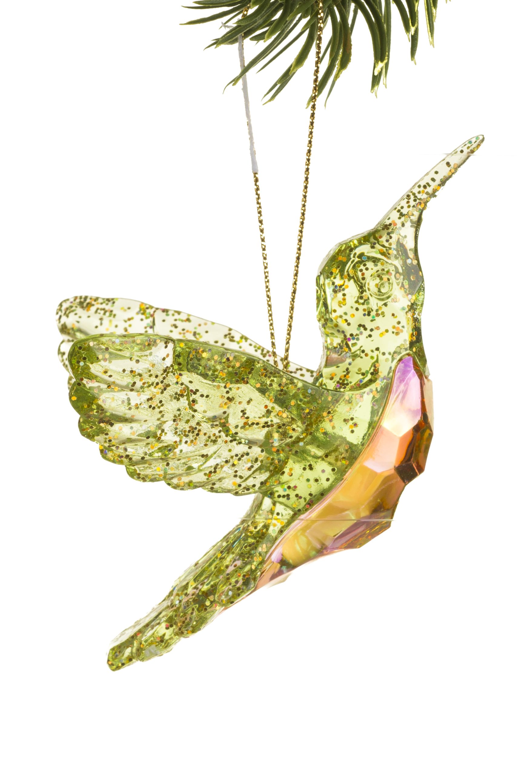 Green Hummingbird Ornament - Image 2