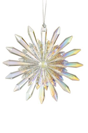 Clear Snowflake Ornament