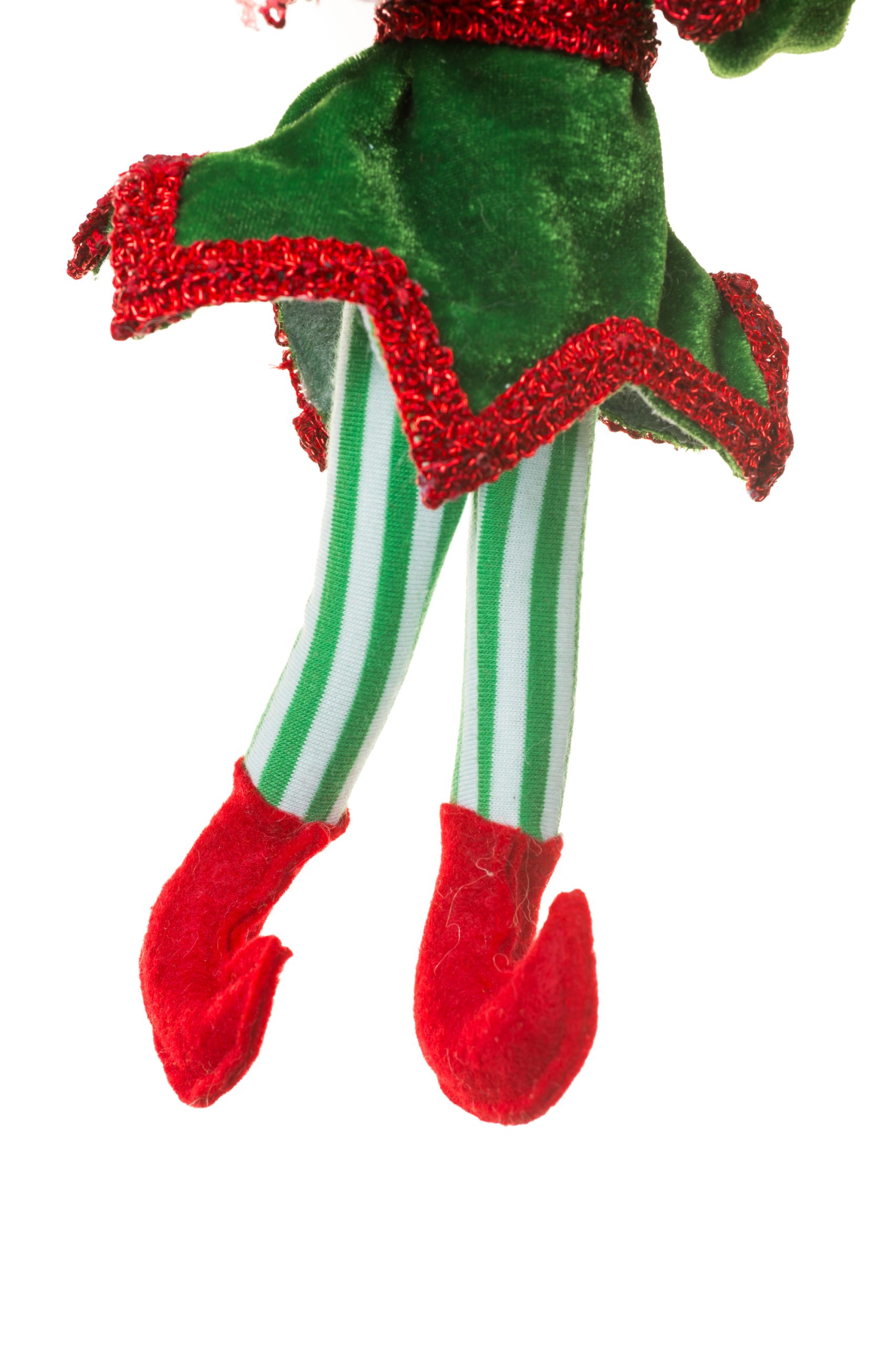 Green Jester Elf Holding Balloons - Image 4