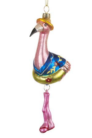 Pink Flamingo Ornament