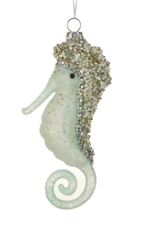 Baby Blue Baby Seahorse Ornament