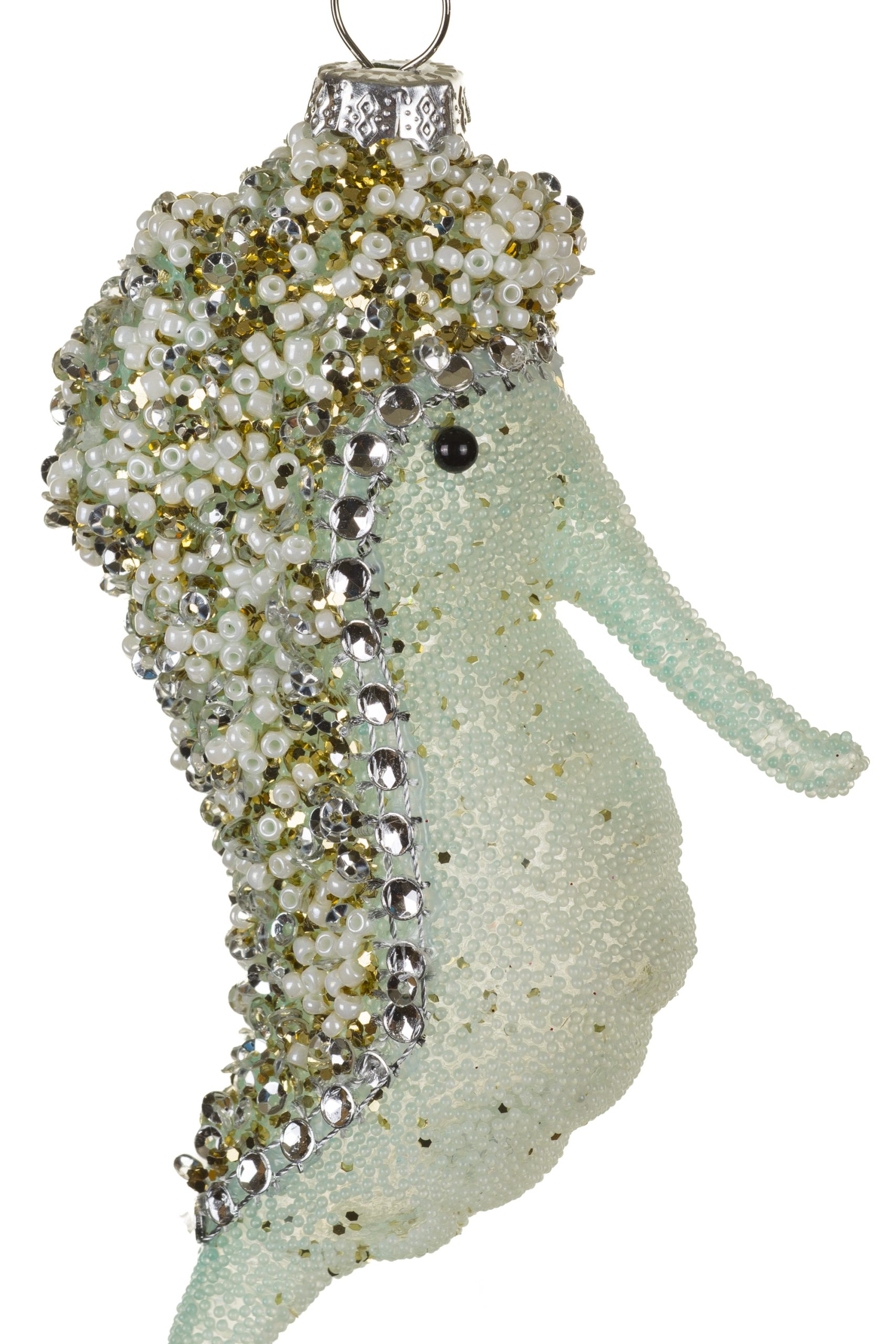 Baby Blue Baby Seahorse Ornament - Image 3
