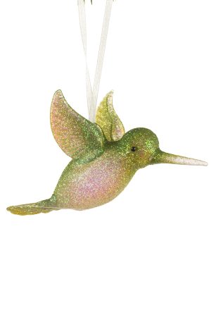 Green Hummingbird Ornament