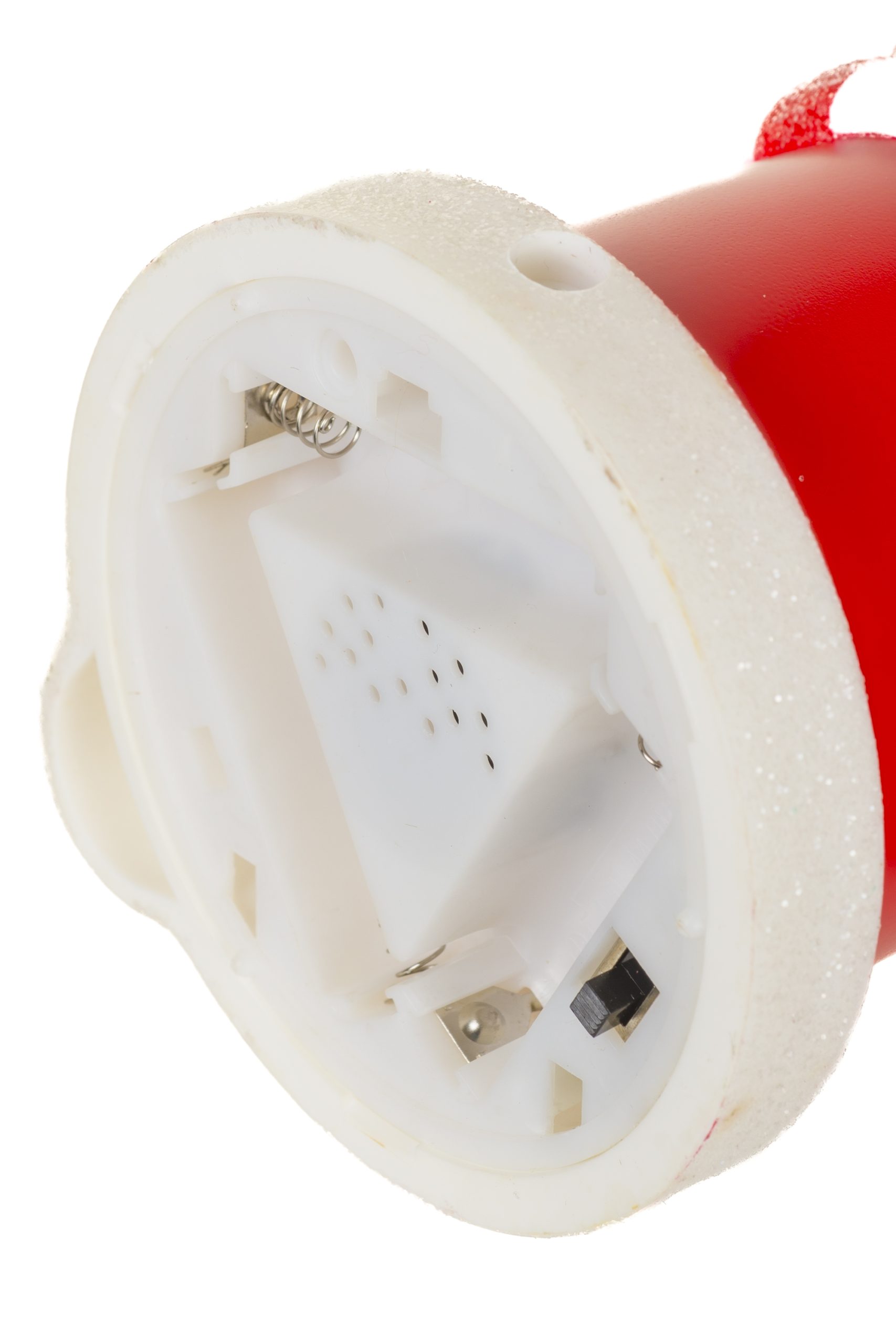 Musical Red Santa's Gumball Machine Snow Globe With Swirling Glitter - Image 7