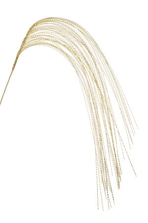 Gold Tassled Streamers Tree Pick