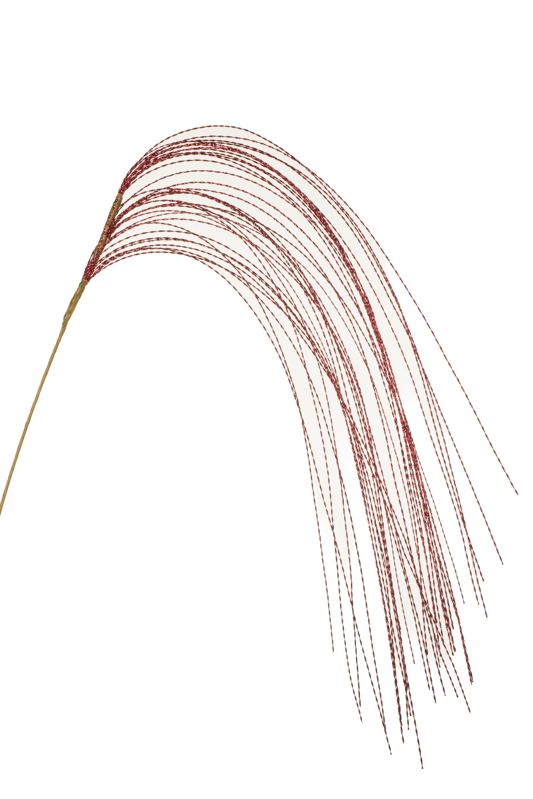 Ruby Tassled Streamers Tree Pick