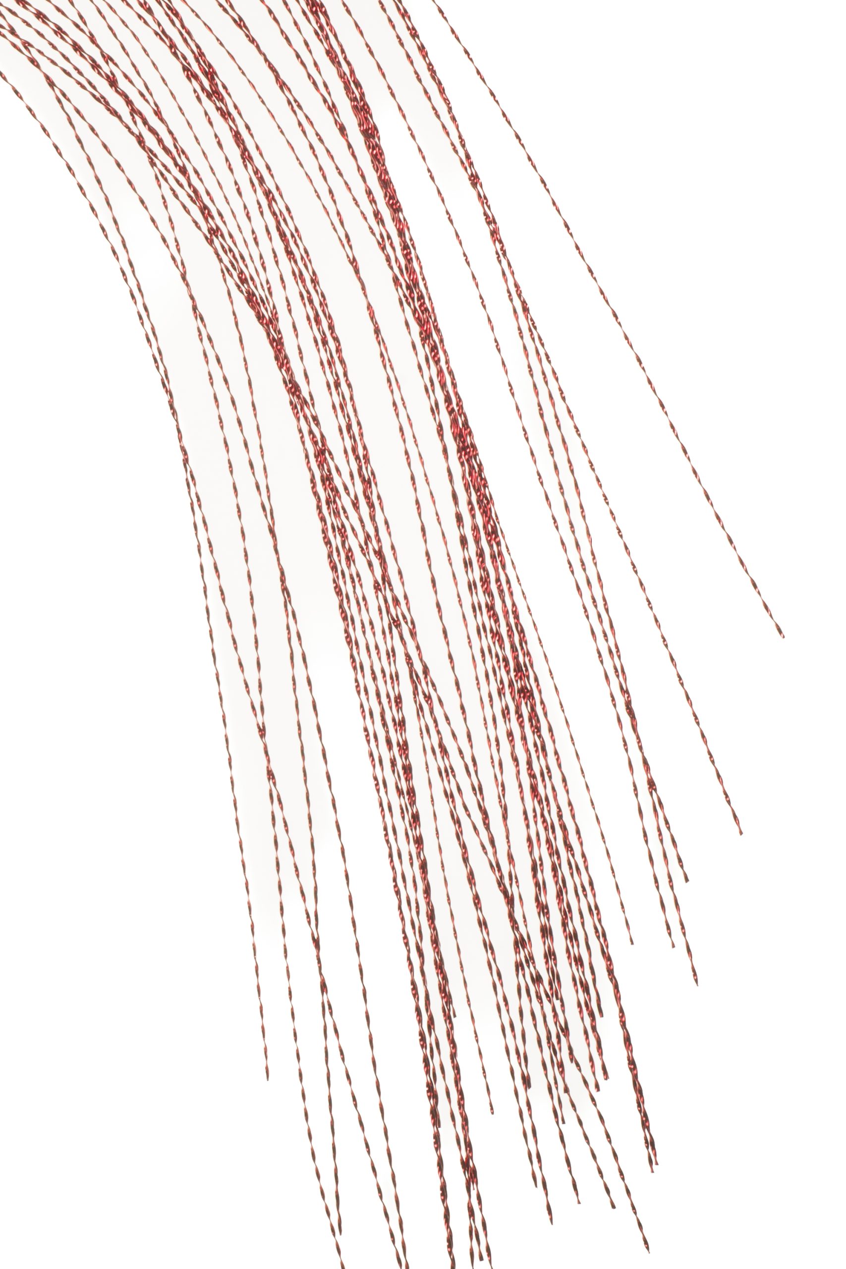 Ruby Tassled Streamers Tree Pick - Image 2