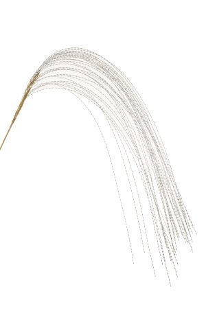 Silver Tassled Streamers Tree Pick