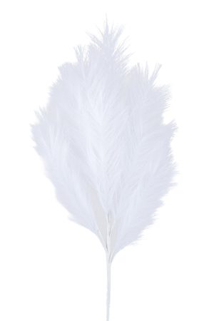 White Pampas Grass Tree Pick With Poseable Branches